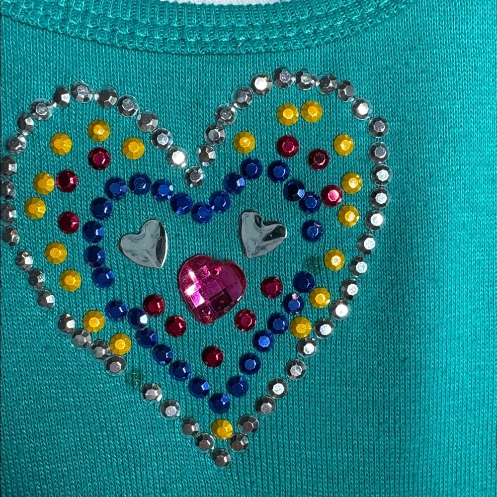 💜3/$15 RMLA Toddlers Colorful Heart Patterned Dress -Size 3T - Picture 4 of 9